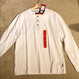 Long sleeve white Kenneth Cole